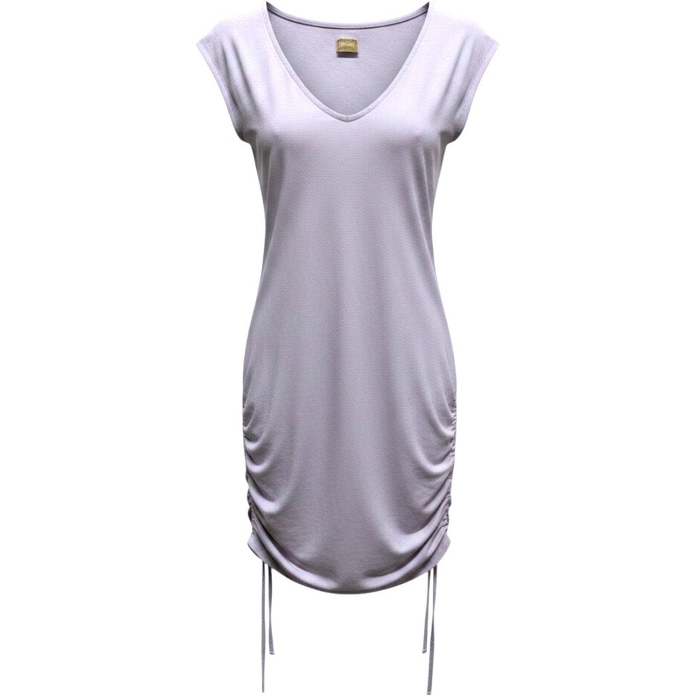 Free People Lavender Ruched Mini‎ Dress Women Small Casual Bodycon Beach Soft